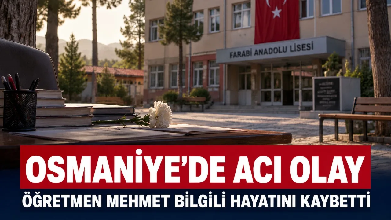 Osmaniye'de okul öğretmenine silahlı saldırı