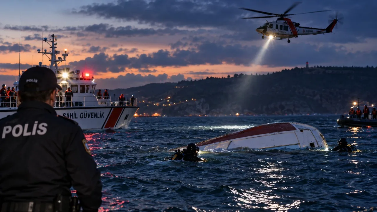 Sinop'ta tekne faciası: 1 polis şehit, 1 kayıp