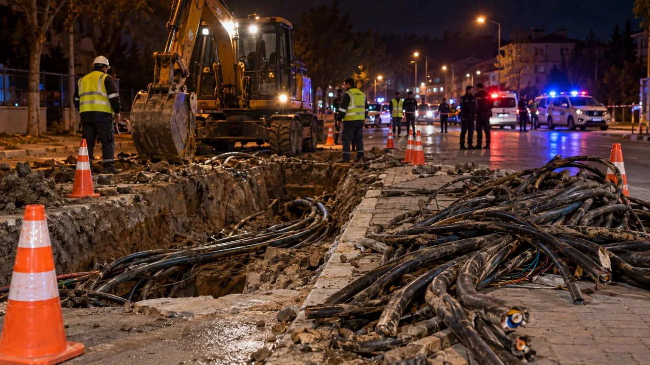 Bolu'da Kablo Hırsızlığı Yapan 6 Zanlı Tutuklandı