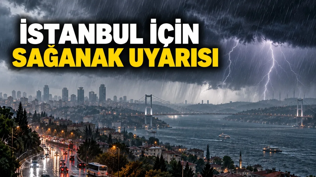 İstanbul'da fırtına uyarısı: Rüzgar 70 km/sa olacak