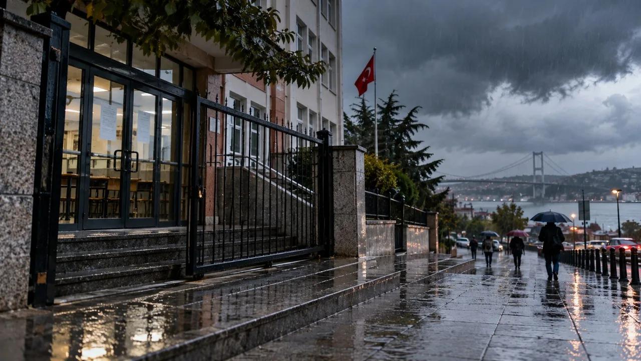 İstanbul ve Kocaeli'de eğitime yağış engeli