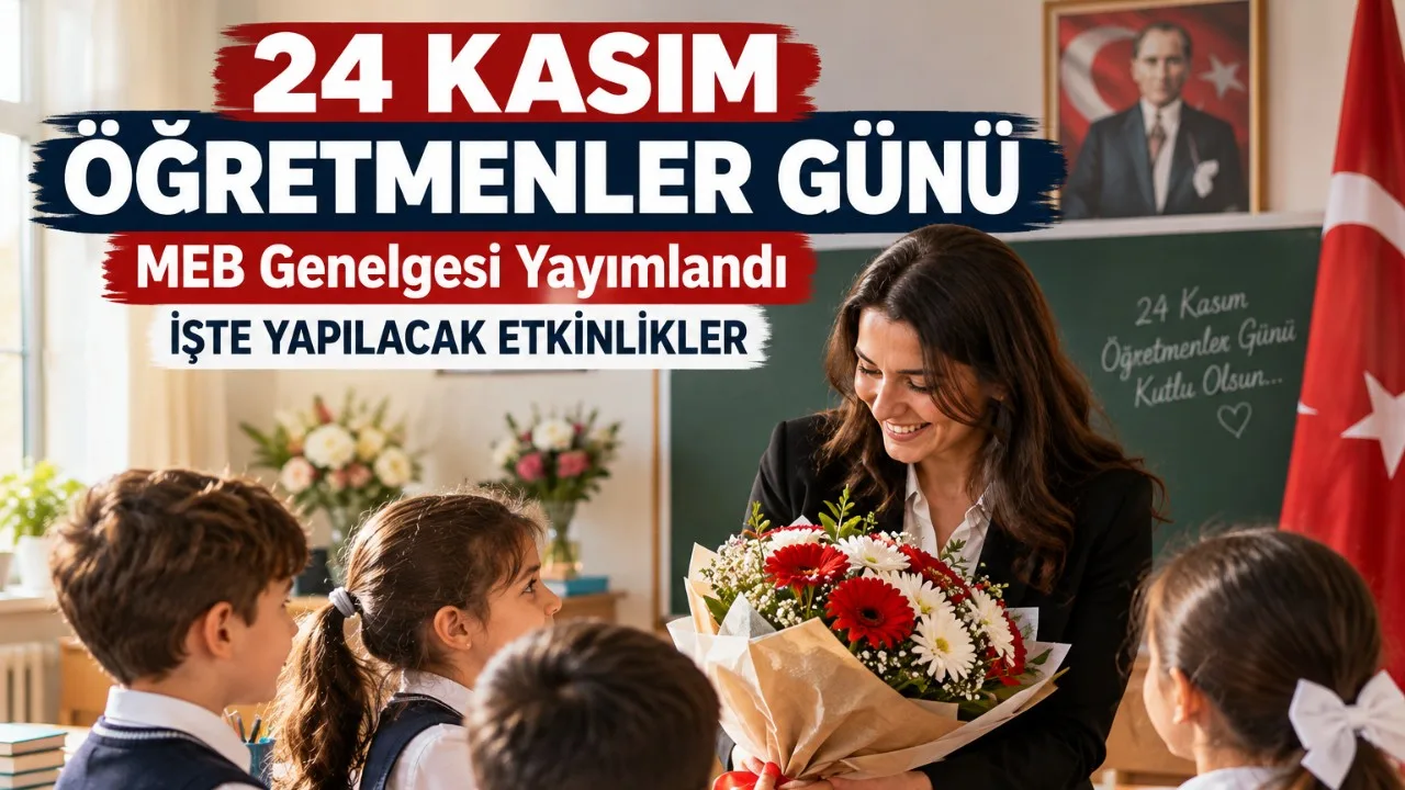 MEB'den 24 Kasım Öğretmenler Günü Genelgesi
