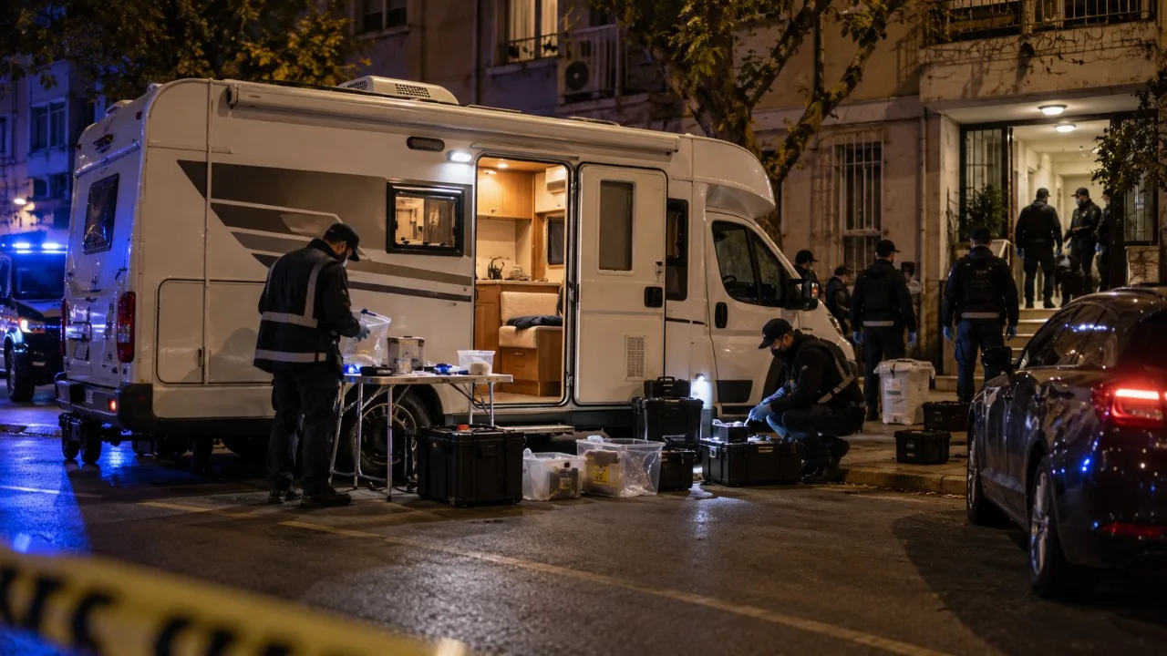 Şişli'de karavanda 213 kilo uyuşturucu ele geçirildi