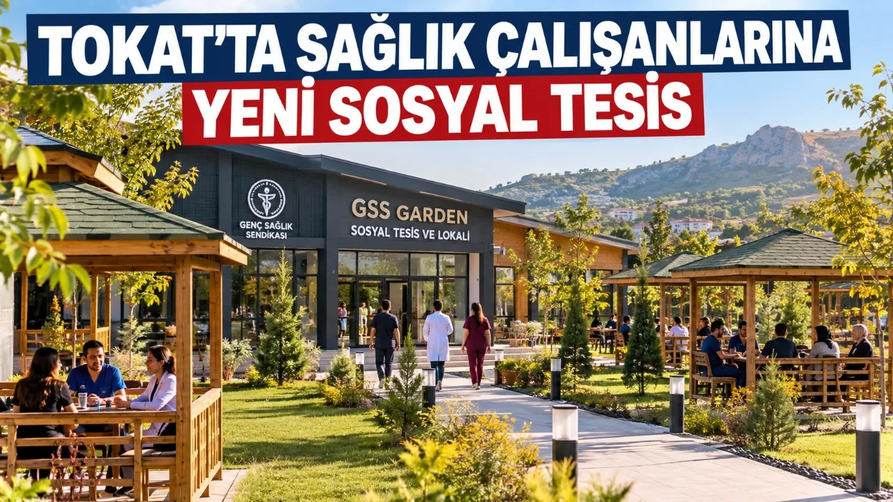 Tokat'ta sağlık çalışanları için sosyal tesis açıldı