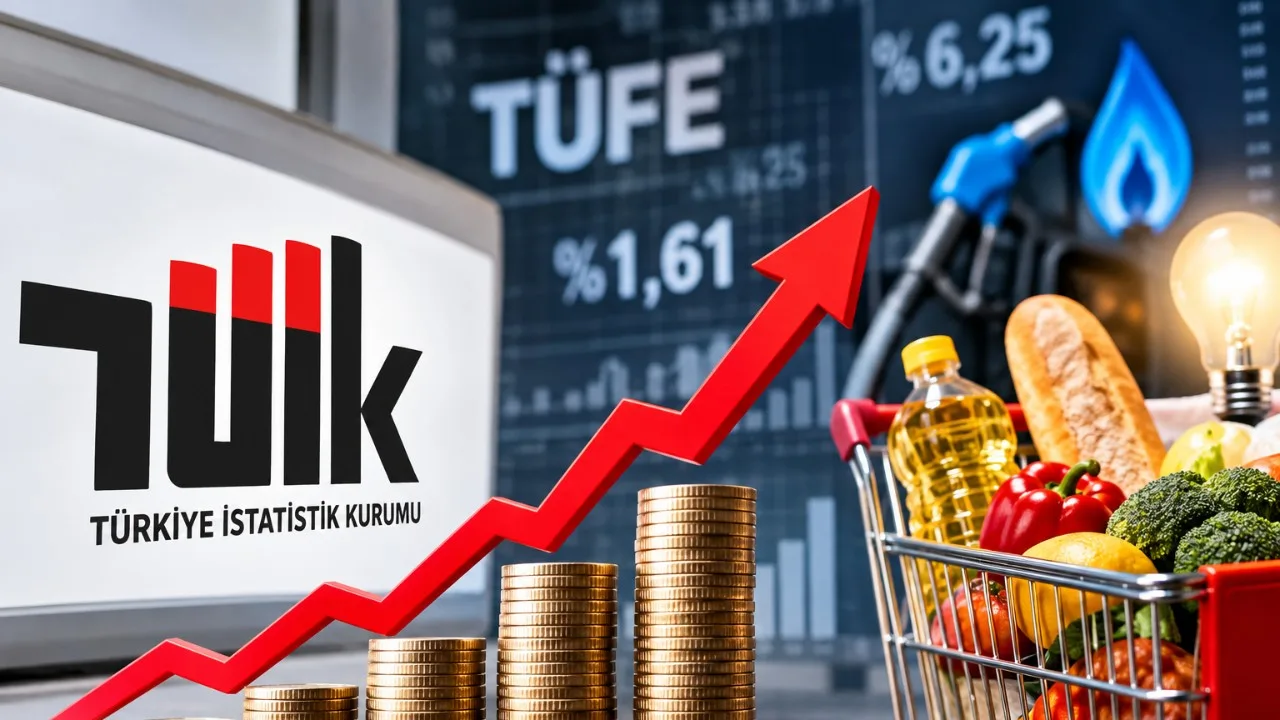 TÜFE'de enerji fiyatları yüzde 6,25 arttı