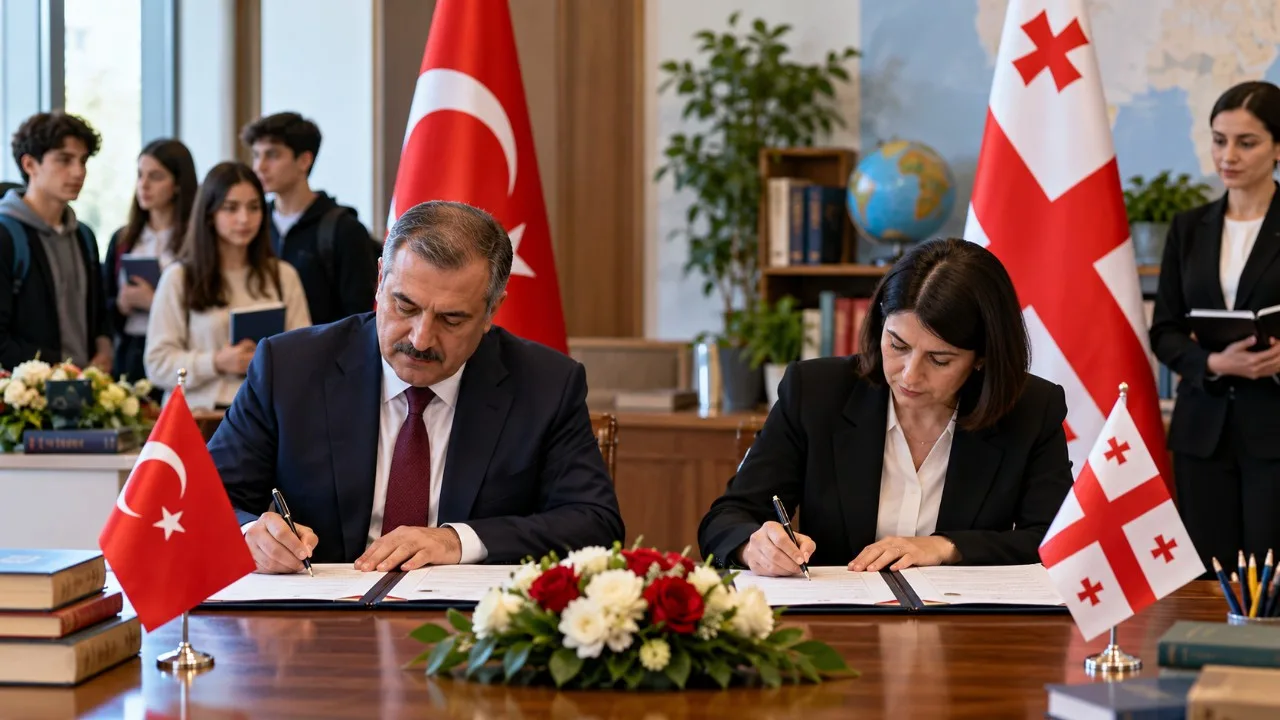 Türkiye-Gürcistan eğitim iş birliği anlaşması imzalandı